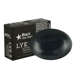 Ръчен сапун с черноморска луга и активен въглен - 110гр