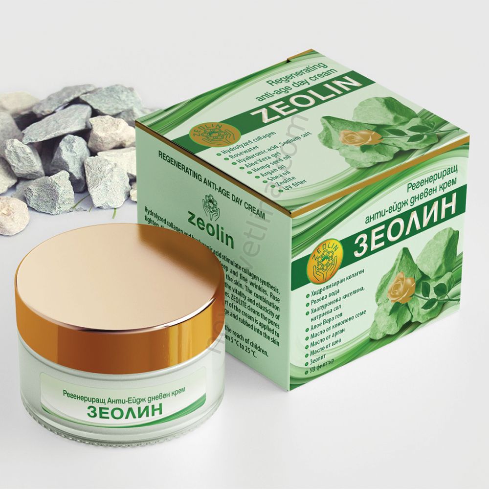 Анти-ейдж дневен крем със зеолит ЗЕОЛИН - 30мл.