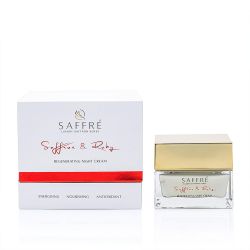 Регенериращ нощен крем за лице, шия и деколте, 50ml - SAFFRE