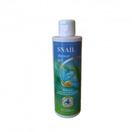 Душ гел с екстракт от охлюви, розова вода и пантенол Snail Shower Gel - 200мл