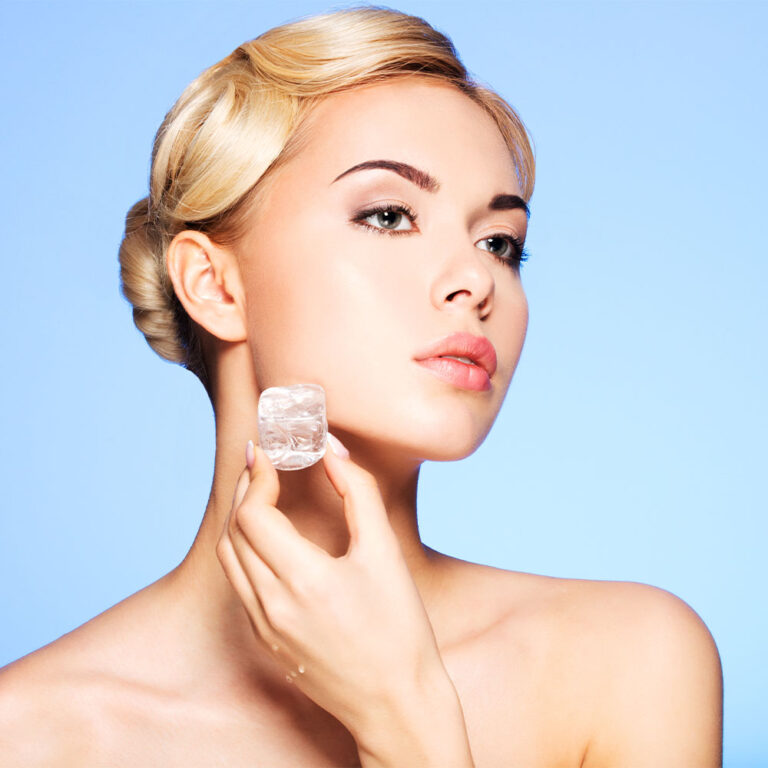 Лед в помощ на кожата през лятото