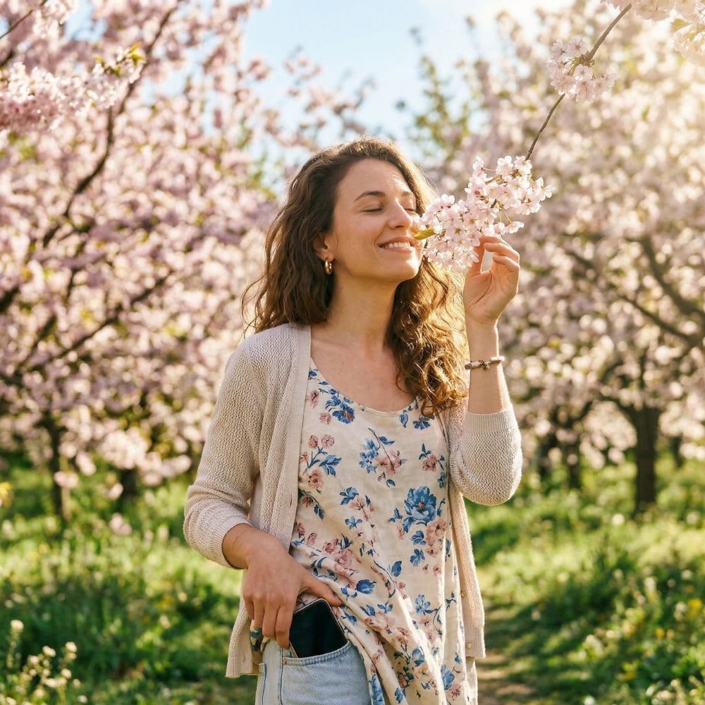 Идеи за дигитален детокс през пролетта (от една жена, която уж „само ще провери нещо“) 🌸