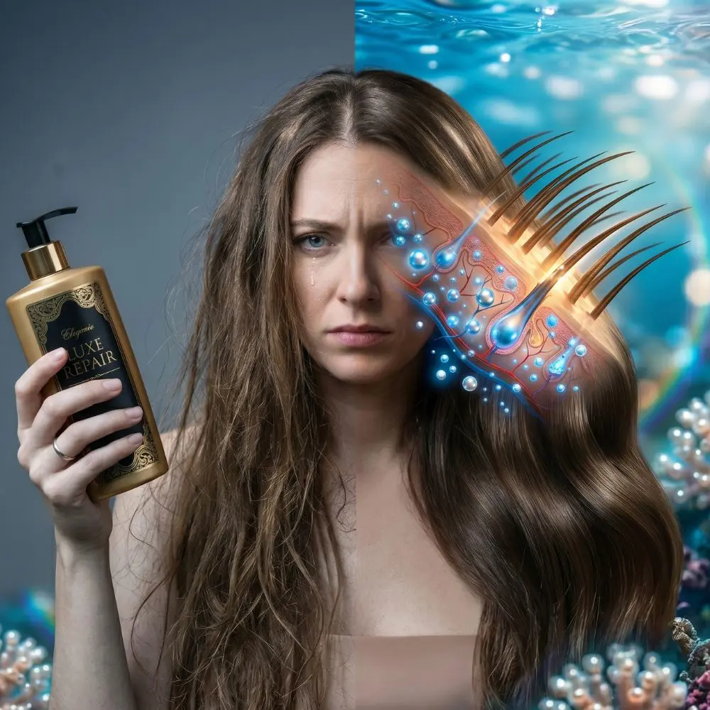 Гладуващите фоликули: Защо скъпите шампоани не спират косопада (и как морските пептиди го лекуват отвътре)?